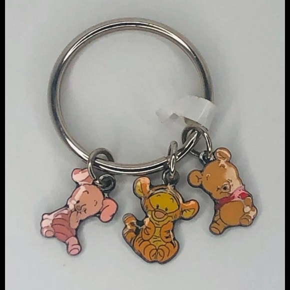 Set of 4 Disney Winnie The Pooh and Friends KeyChains/Charms - Picture 4 of 9